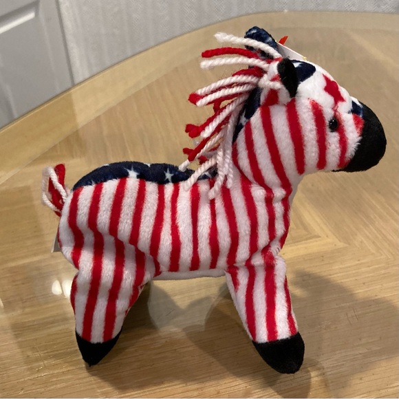 NWT Vintage “Lefty 2000” Beanie Baby. Date of birth 7/4/2000. - Picture 7 of 16